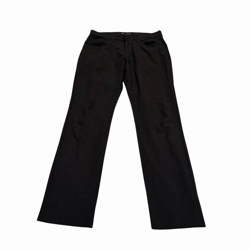 Travis Mathew Pants Mens Size 32 Beckladdium Golf Athleisure Black Stretch